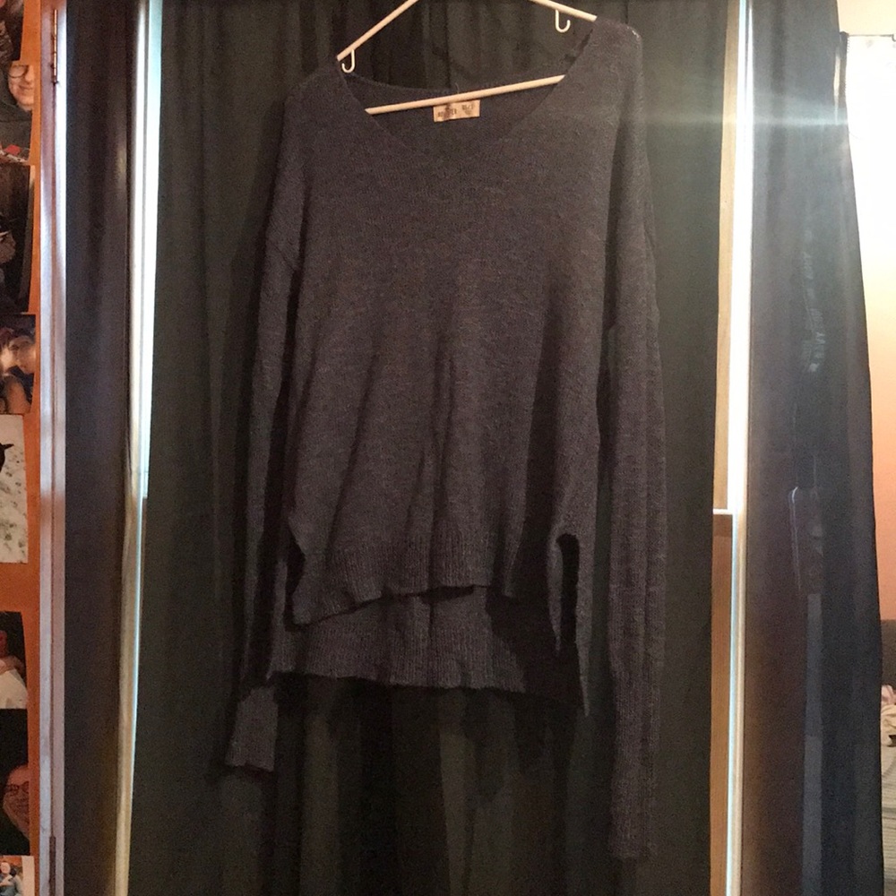 hollister blue sweater